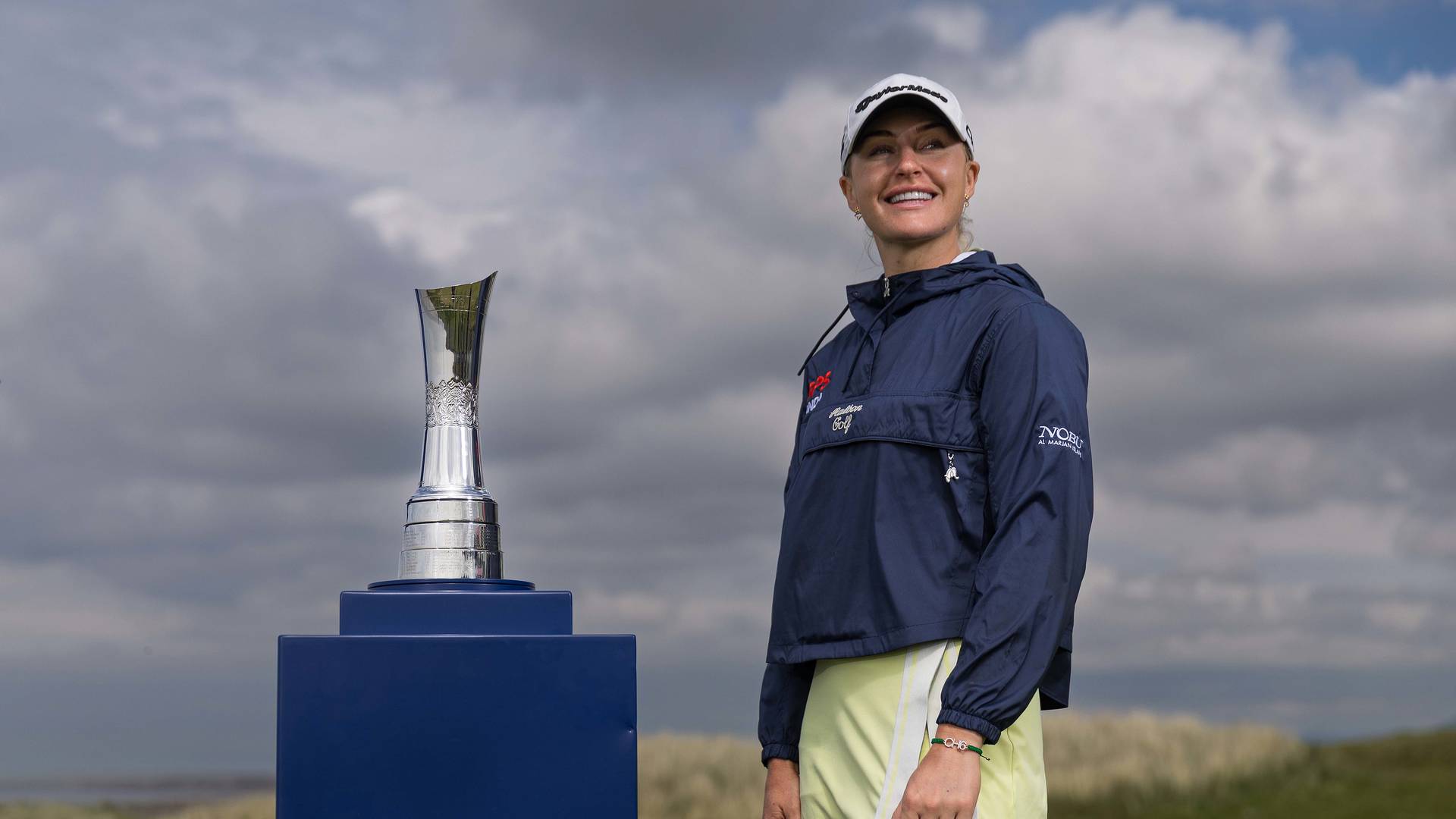 Charley Hull with the AIG Women